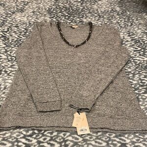 Brand new luxe lounge Juicy couture sweater heather tunic sweater sz med